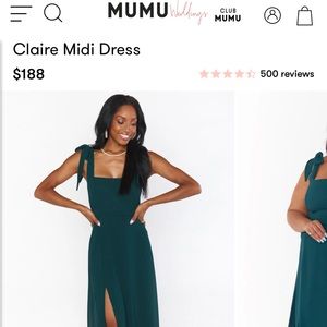 Show me your Mumu Claire midi dress